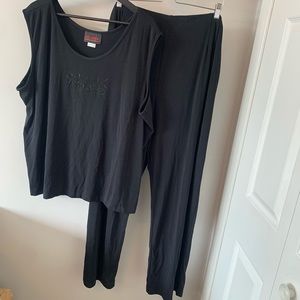 NWOT / Mr.Max / 2 Piece Coord Set  / Stretch / Embellished Tank + Pant